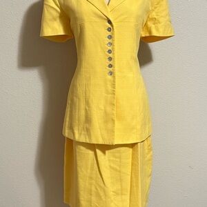 Vintage Executive Collection Women’s Formal Top And Skirt Size 14P